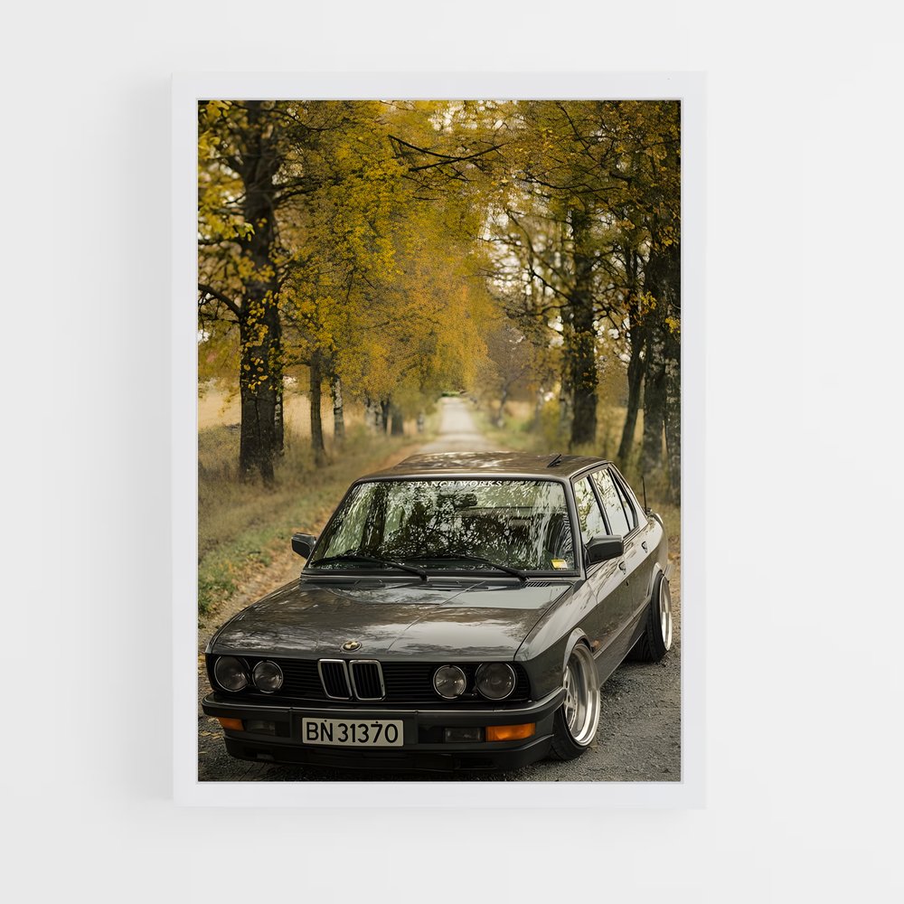 Poster E30 Legends – affiche BMW (vue 3)
